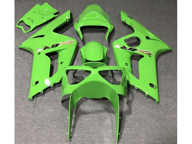2003-2004 Vert Clair Kawasaki ZX6R Carénage Moto
