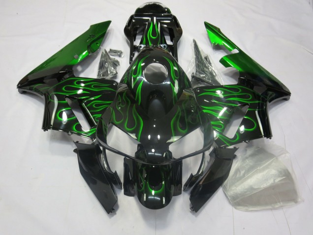 2003-2004 Vert Flamme Honda CBR600RR Carénage Moto