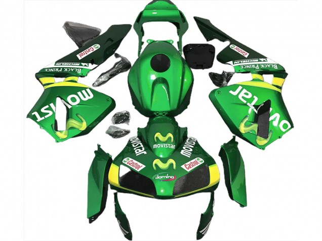 2003-2004 Vert Movistar Honda CBR600RR Carénage Moto 2003-2004 Vert Movistar Honda CBR600RR Carénage Moto