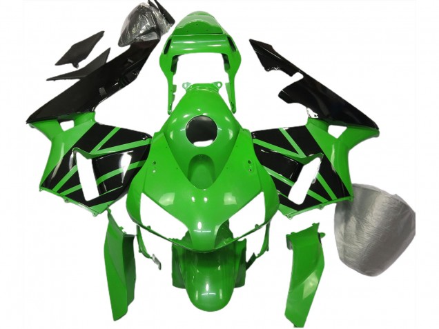 2003-2004 Vert Noir Pas De Décalcomanies Honda CBR600RR Carénage Moto