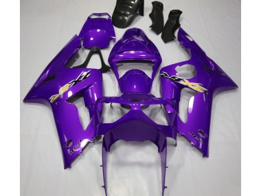 2003-2004 Violet Brillant Kawasaki ZX6R Carénage Moto