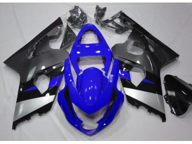 2004-2005 Bleu & Argent Suzuki GSXR 600-750 Carénage Moto