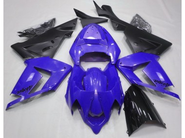2004-2005 Bleu Perle & Noir Kawasaki ZX10R Carénage Moto