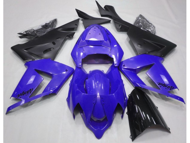 2004-2005 Bleu Perle & Noir Kawasaki ZX10R Carénage Moto