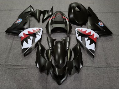 2004-2005 Bomber Betty Noir Mat Kawasaki ZX10R Carénage Moto
