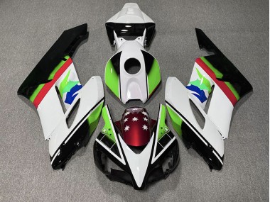 2004-2005 Drapeau Vert & Rouge Honda CBR1000RR Carénage Moto
