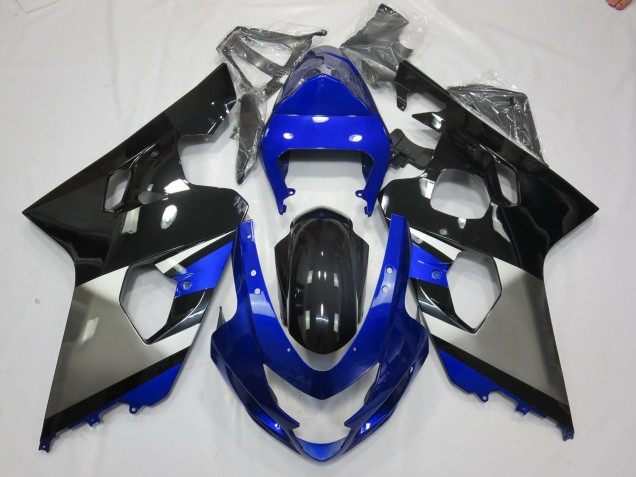 2004-2005 Gris Bleu & Noir Suzuki GSXR 600-750 Carénage Moto