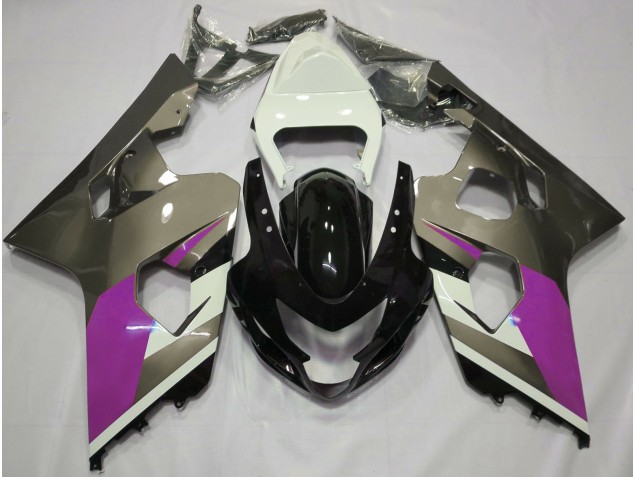 2004-2005 Gris Brillant Suzuki GSXR 600-750 Carénage Moto 2004-2005 Gris Brillant Suzuki GSXR 600-750 Carénage Moto
