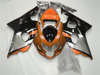 2004-2005 Orange Argent & Noir Suzuki GSXR 600-750 Carénage Moto