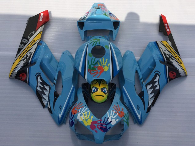 2004-2005 Requin Bleu Honda CBR1000RR Carénage Moto 2004-2005 Requin Bleu Honda CBR1000RR Carénage Moto