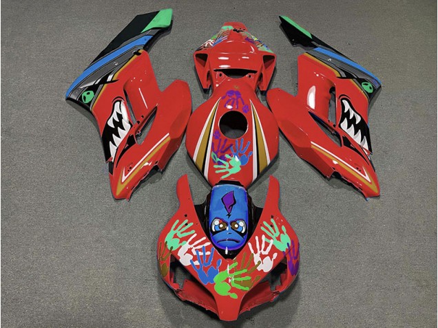 2004-2005 Requin Rouge Honda CBR1000RR Carénage Moto 2004-2005 Requin Rouge Honda CBR1000RR Carénage Moto