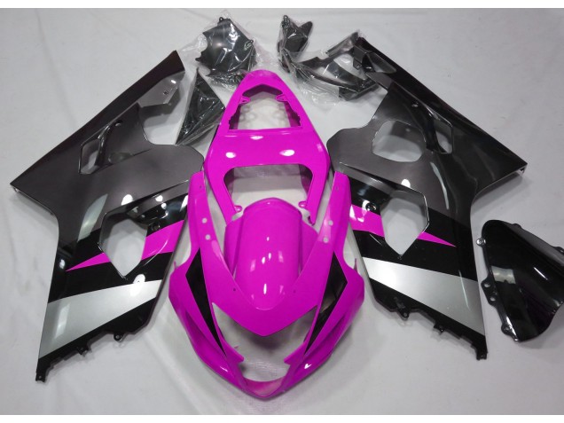 2004-2005 Rose & Argent Suzuki GSXR 600-750 Carénage Moto 2004-2005 Rose & Argent Suzuki GSXR 600-750 Carénage Moto