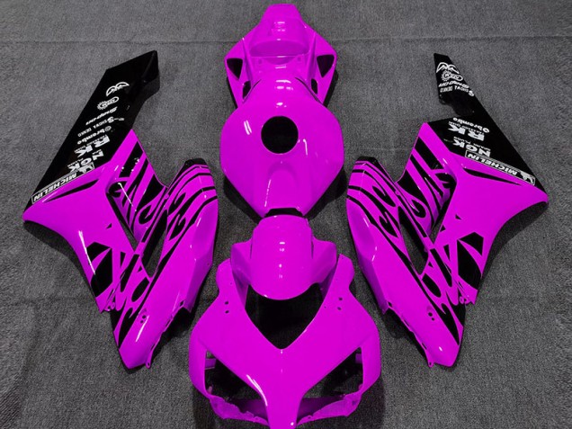 2004-2005 Rose Brillant Flamme Honda CBR1000RR Carénage Moto 2004-2005 Rose Brillant Flamme Honda CBR1000RR Carénage Moto