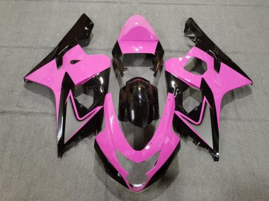 2004-2005 Rose Clair & Noir Suzuki GSXR 600-750 Carénage Moto