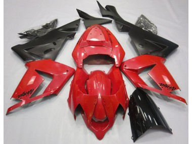 2004-2005 Rouge Perle & Noir Kawasaki ZX10R Carénage Moto
