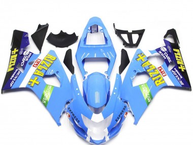 2004-2005 Style Bleu Clair Rizla Suzuki GSXR 600-750 Carénage Moto