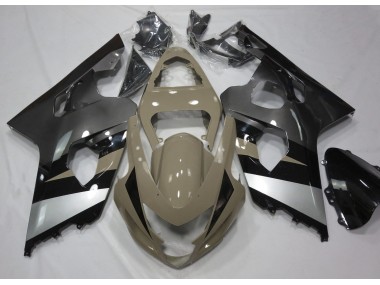 2004-2005 Tan Du Désert & Argent Suzuki GSXR 600-750 Carénage Moto