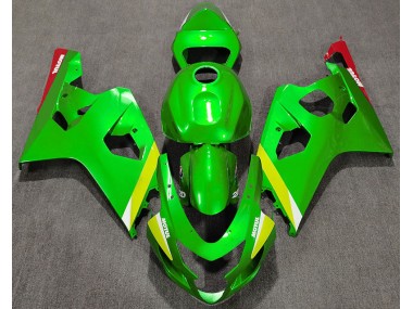 2004-2005 Vert Brillant Suzuki GSXR 600-750 Carénage Moto