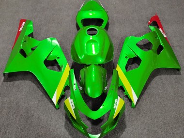 2004-2005 Vert Brillant Suzuki GSXR 600-750 Carénage Moto