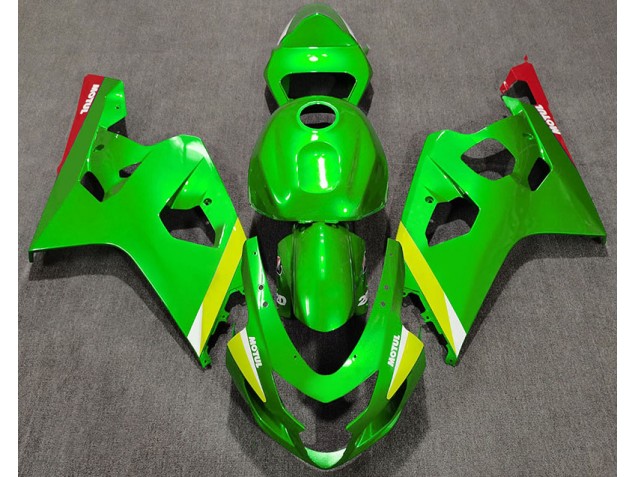 2004-2005 Vert Brillant Suzuki GSXR 600-750 Carénage Moto 2004-2005 Vert Brillant Suzuki GSXR 600-750 Carénage Moto