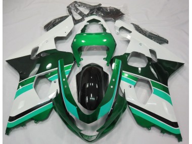 2004-2005 Vert Brillant & Vert Suzuki GSXR 600-750 Carénage Moto