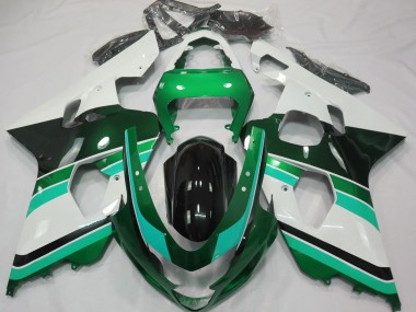 2004-2005 Vert Brillant & Vert Suzuki GSXR 600-750 Carénage Moto