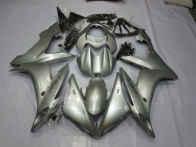 2004-2006 Argent Brillant Yamaha R1 Carénage Moto 2004-2006 Argent Brillant Yamaha R1 Carénage Moto