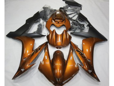 2004-2006 Orange Brillant & Noir Yamaha R1 Carénage Moto