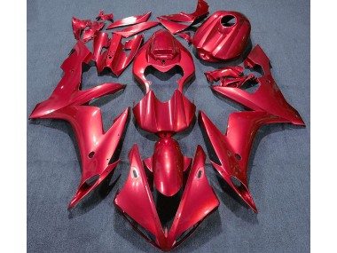 2004-2006 Rouge Uni Yamaha R1 Carénage Moto
