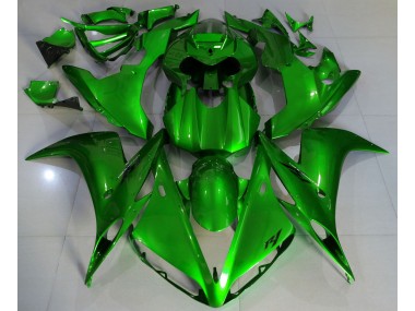2004-2006 Vert Profond Yamaha R1 Carénage Moto