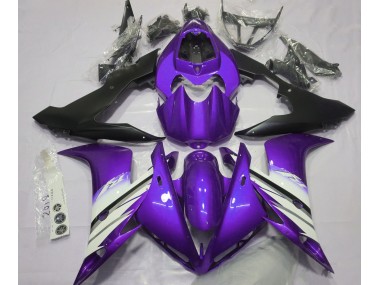 2004-2006 Violet Vif & Blanc Yamaha R1 Carénage Moto