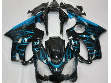 2004-2007 Bleu Clair Flamme Honda CBR600 F4i Carénage Moto