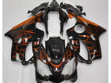 2004-2007 Orange Flamme Honda CBR600 F4i Carénage Moto
