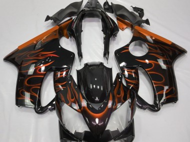 2004-2007 Orange Flamme Honda CBR600 F4i Carénage Moto