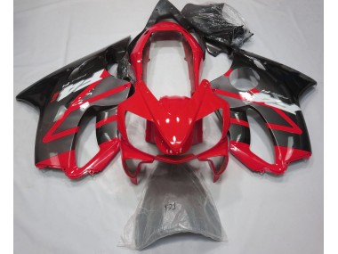 2004-2007 Rouge Brillant & Gris Honda CBR600 F4i Carénage Moto