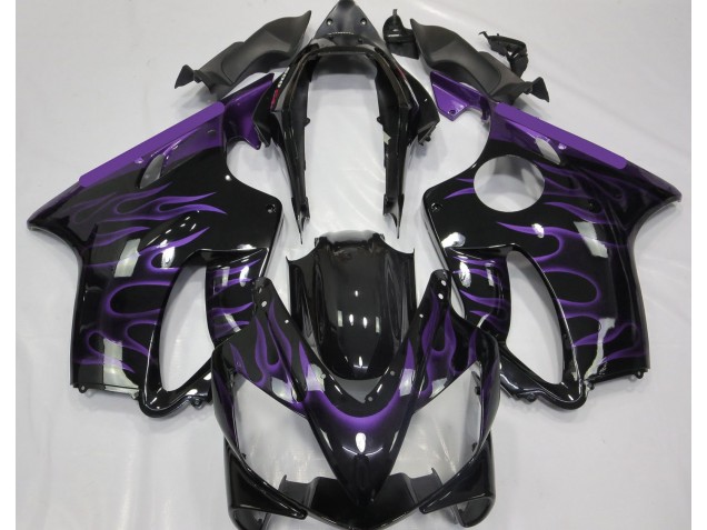 2004-2007 Violet Flamme Honda CBR600 F4i Carénage Moto 2004-2007 Violet Flamme Honda CBR600 F4i Carénage Moto