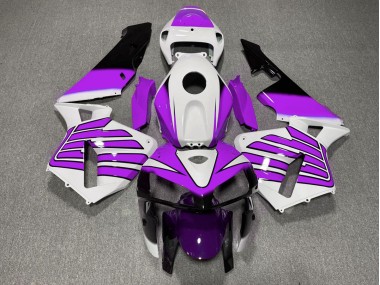2005-2006 Ailes Violettes & Blanches Honda CBR600RR Carénage Moto