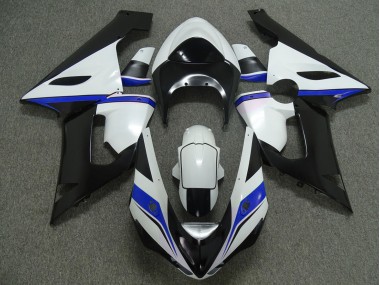 2005-2006 Bleu Blanc & Noir Kawasaki ZX6R Carénage Moto