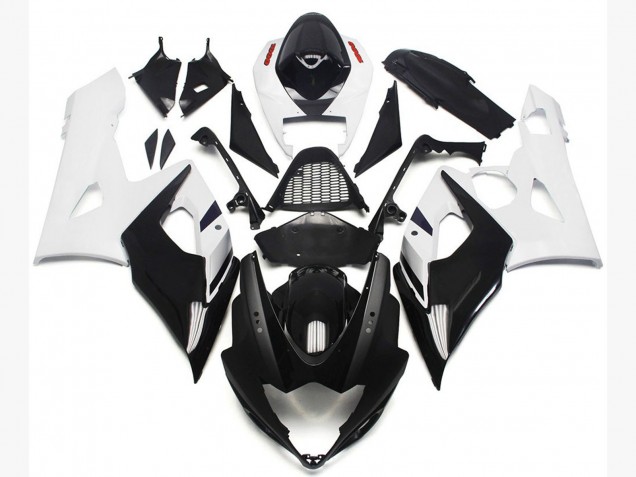 2005-2006 Bleu Brillant Vibrant & Noir Mat Suzuki GSXR 1000 Carénage Moto