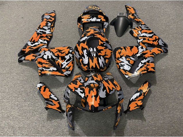 2005-2006 Camouflage & Orange Honda CBR600RR Carénage Moto