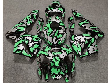 2005-2006 Camouflage & Vert Clair Honda CBR600RR Carénage Moto