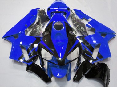 2005-2006 Design Bleu Brillant & Noir Honda CBR600RR Carénage Moto