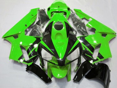 2005-2006 Design Vert & Noir Brillant Honda CBR600RR Carénage Moto