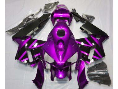 2005-2006 Design Violet & Noir Brillant Honda CBR600RR Carénage Moto