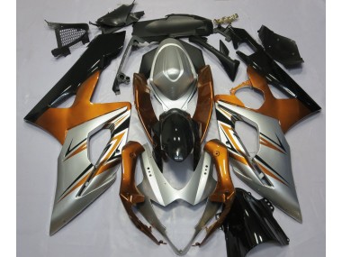 2005-2006 Orange Argent & Noir Suzuki GSXR 1000 Carénage Moto