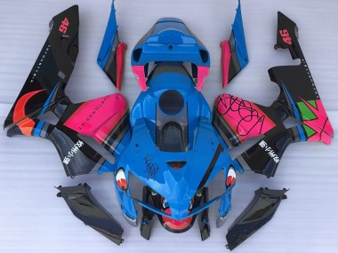 2005-2006 Requin Bleu & Rose Honda CBR600RR Carénage Moto