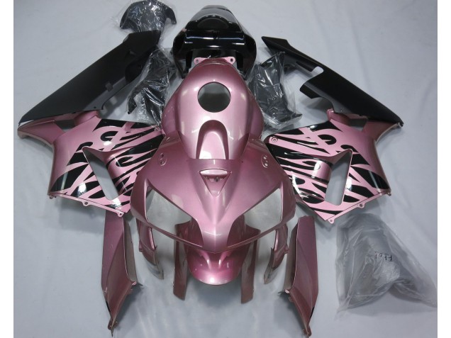 2005-2006 Rosa Rosa Fiamma Honda CBR600RR Carénage Moto 2005-2006 Rosa Rosa Fiamma Honda CBR600RR Carénage Moto