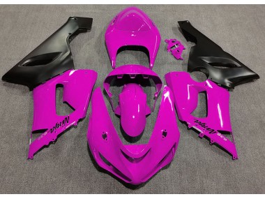 2005-2006 Rose Brillant Kawasaki ZX6R Carénage Moto