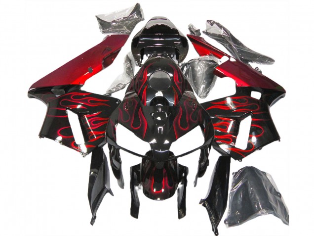 2005-2006 Rosso Fiamma Honda CBR600RR Carénage Moto 2005-2006 Rosso Fiamma Honda CBR600RR Carénage Moto