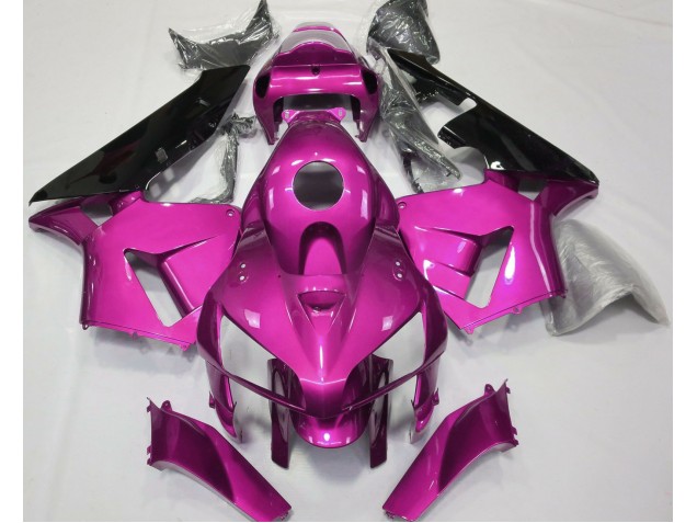 2005-2006 Style Cbr Rose Vif Honda CBR600RR Carénage Moto 2005-2006 Style Cbr Rose Vif Honda CBR600RR Carénage Moto